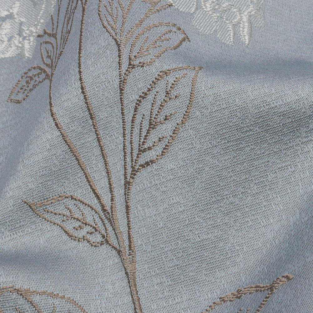 Drapery Jacquard - Wedgewood Hydrangea Stems - British Imported - Joann Fabrics
