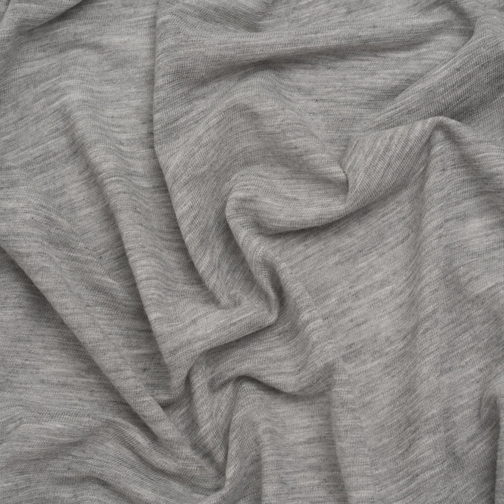 Lightweight Modal, Polyester and Cotton Jersey - Heathered Cloud Gray - Deadstock - Joann Fabrics