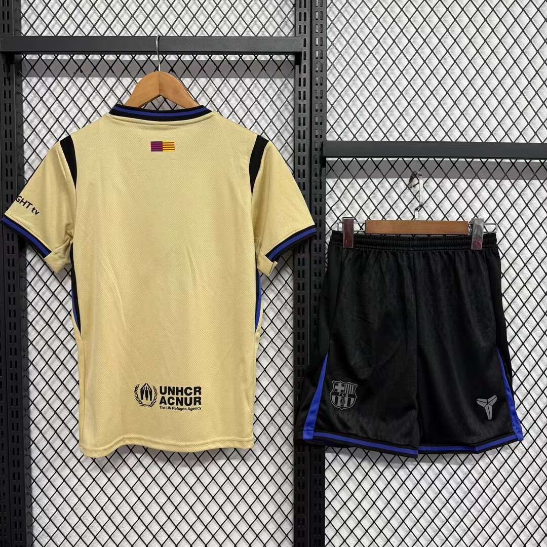 2025/2026 Barcelona Away Football Jersey 1:1 Thai Quality Kids Size