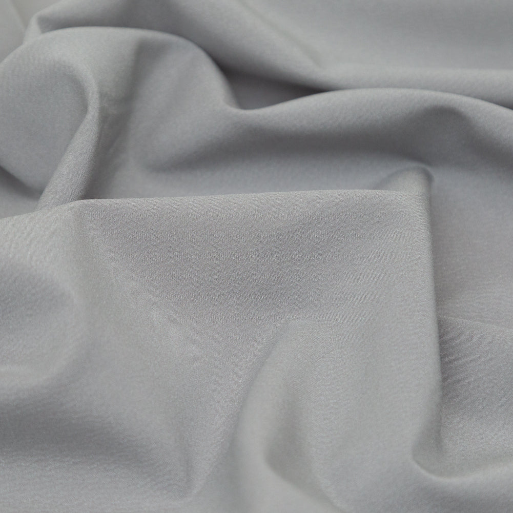 Theory Pearl Gray Stretch Polyester Crepe de Chine - Joann Fabrics