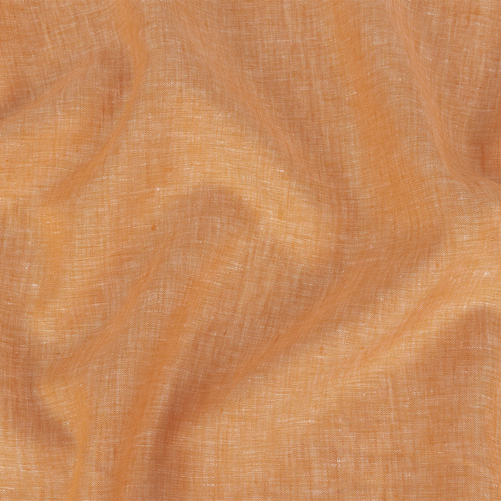 Lightweight Linen Chambray - Heathered Muskmelon - Minerva Collection - Joann Fabrics