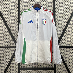 2024 Italy Reversible Windbreaker (White-Blue)Soccer Jersey 1:1 Thai Quality