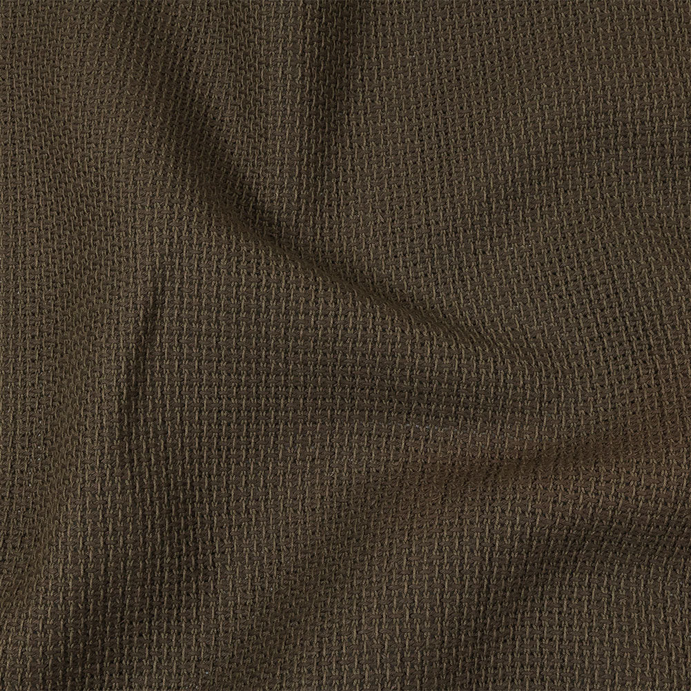 Teak and Turtle Green Net-Like Cotton and Polyester Novelty Woven - Joann Fabrics