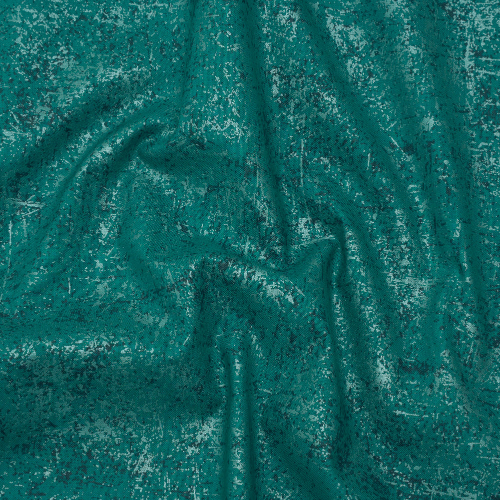 Pearl Finish Quilting Cotton by Patrick Lose for Northcott - Peacock Textural Abstract - Glisten Collection - Joann Fabrics