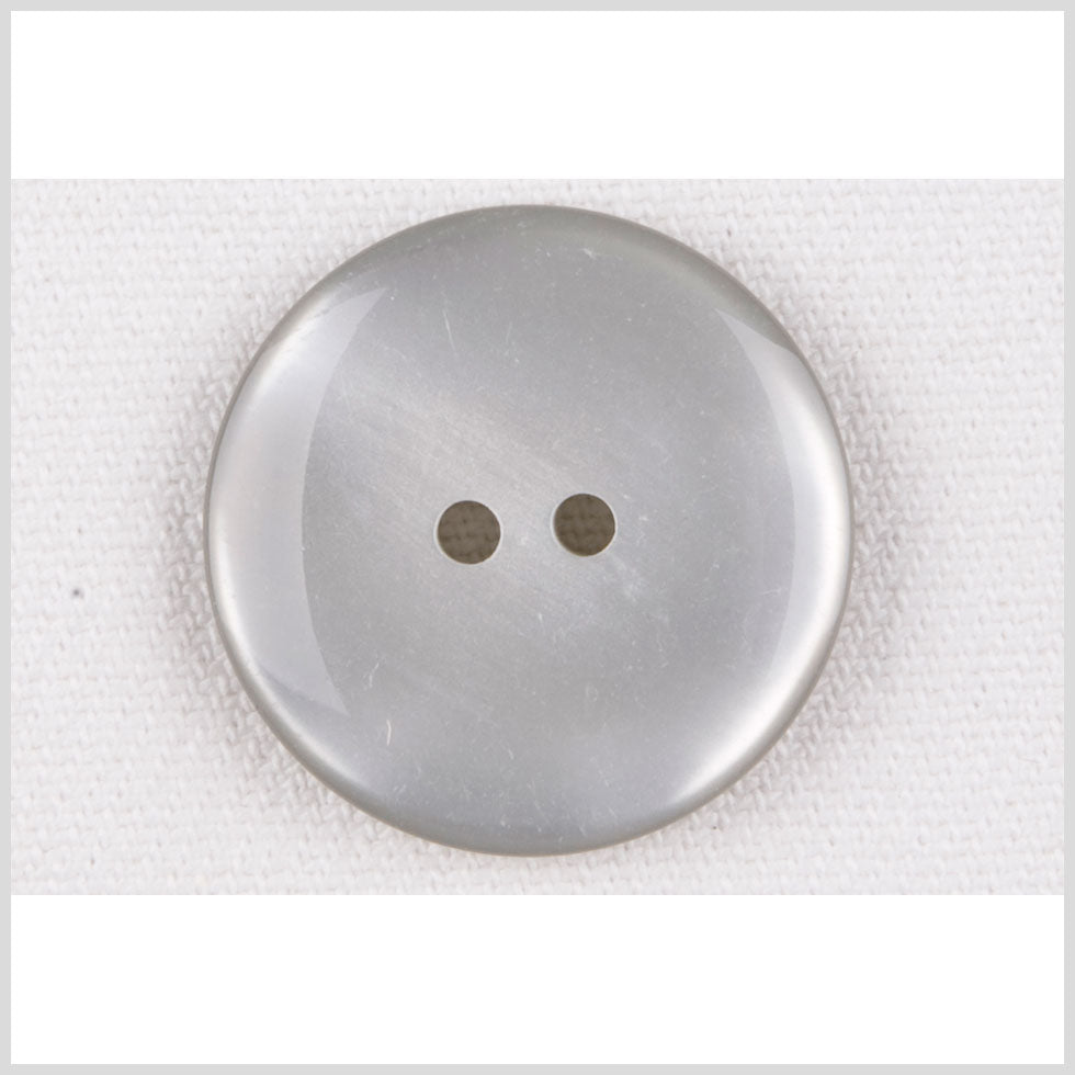 Plastic 2-Hole Button - 36L/23mm - Silvery Gray Metallic - Joann Fabrics