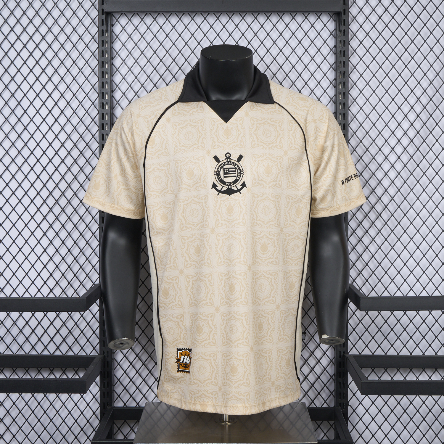 Corinthians 26-27 116 Years Anniversary Beige Special Jersey - Player Version - UnitedFutballJersey