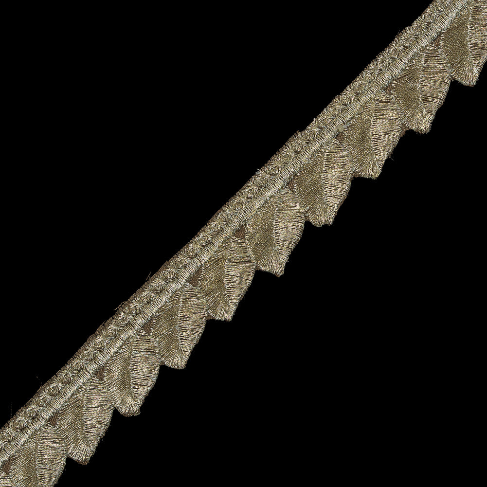 Metallic Gold Iron-on Leaf Trim - 0.75