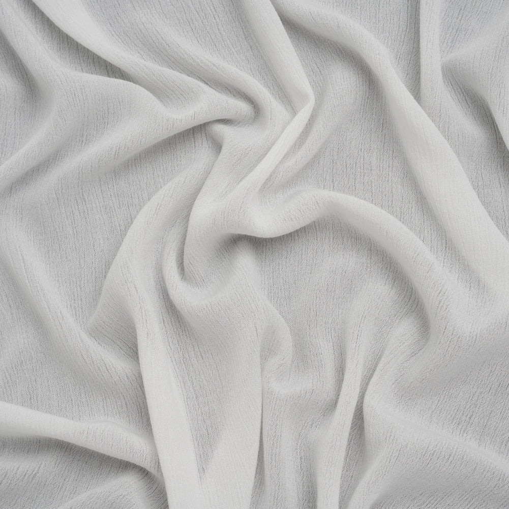 Crinkled Gauzy Rayon and Polyester Crepe - Off White - Designer Deadstock - Joann Fabrics