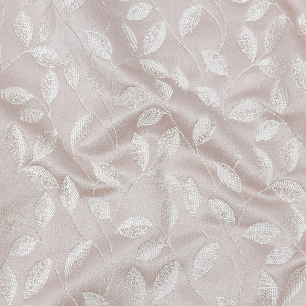 Satin-Faced Jacquard - Orchid Foliage - British Imported - Joann Fabrics