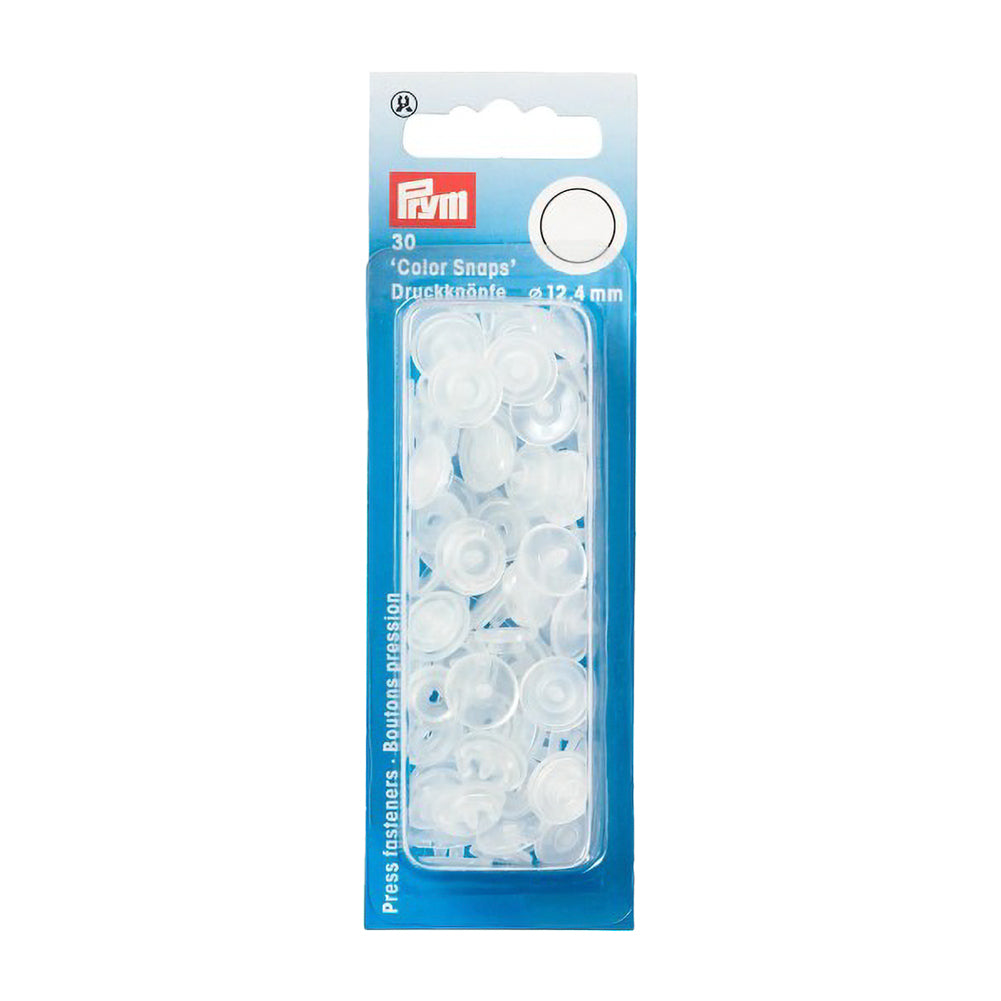 Prym Color Snaps - Transparent Shiny 12.4mm - 30pc - Joann Fabrics