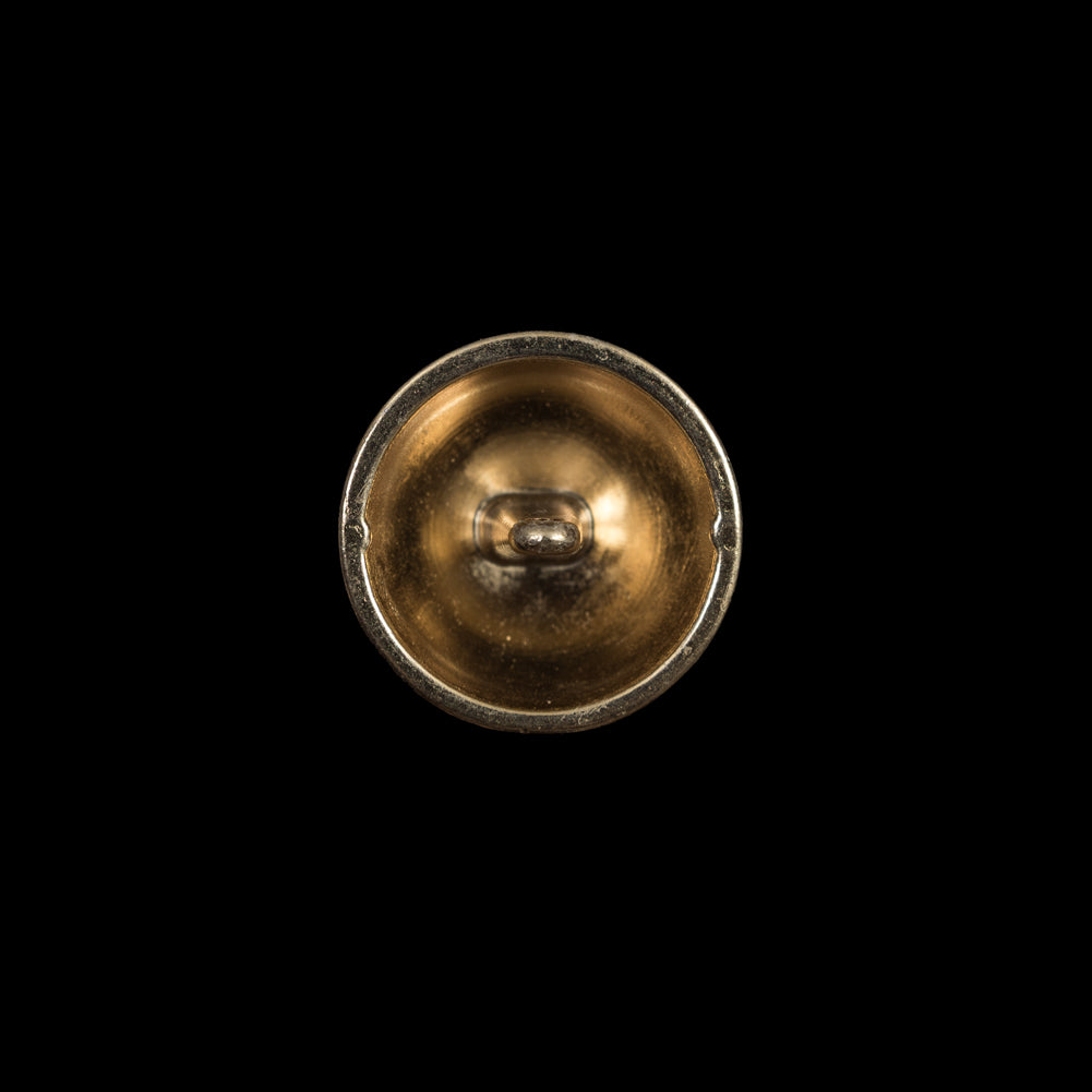 Italian Gold Metal Crest Button - 24L/15mm - Joann Fabrics