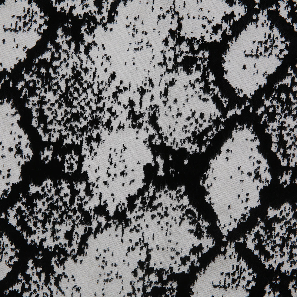 Jet Black Python Polyester-Rayon Velvet - Joann Fabrics