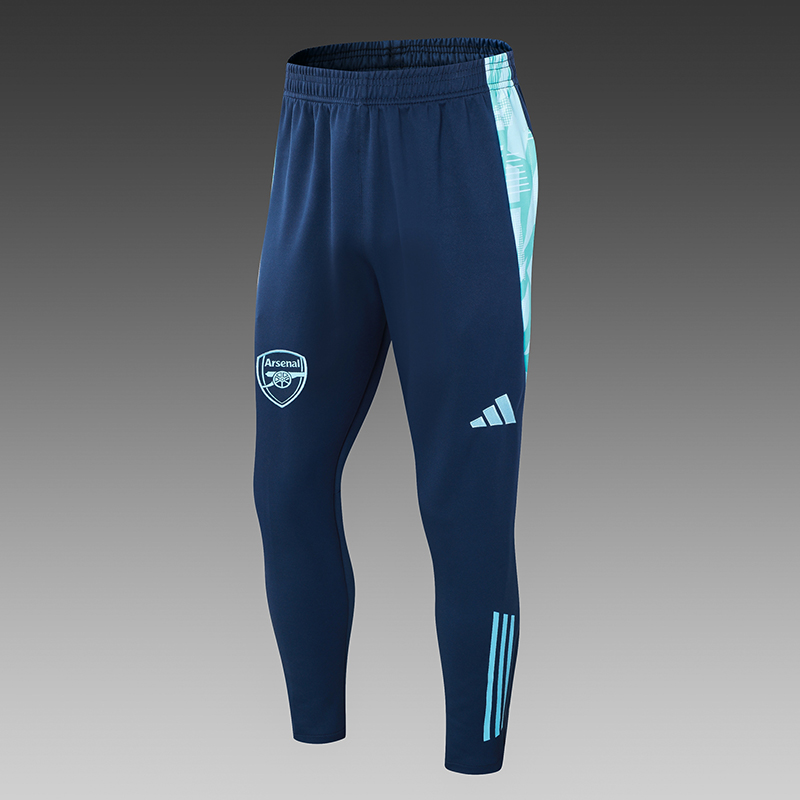 2024/2025 Arsenal Half-Pull Training Suit Royal Blue Football Shirt 1:1 Thai Quality Set