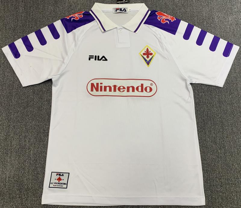 1998/1999 Retro Fiorentina Away Soccer Jersey 1:1 Thai Quality