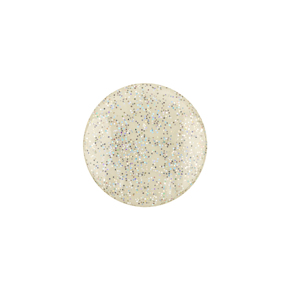 Silver Rainbow Glitter Translucent Shank Back Button - 28L/18mm - Joann Fabrics