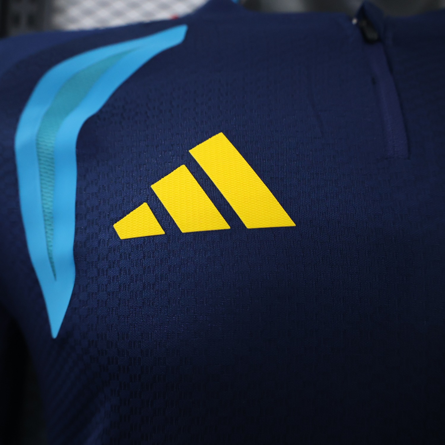 Spain 2026 Dark Blue Long Sleeves Training Jersey - Player Version - UnitedFutballJersey