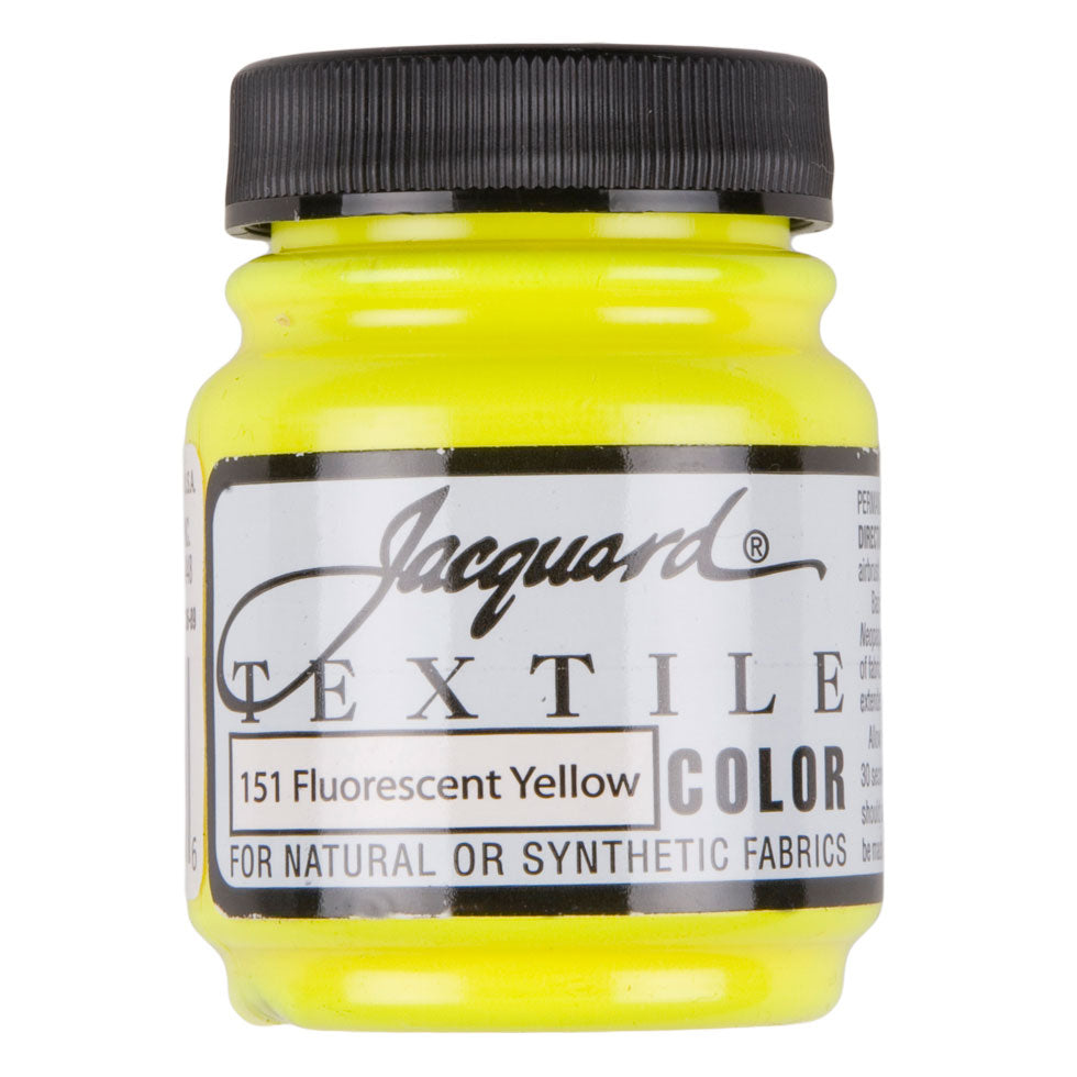 Jacquard Textile Color Fabric Paint - 151 Fluorescent Yellow - Joann Fabrics