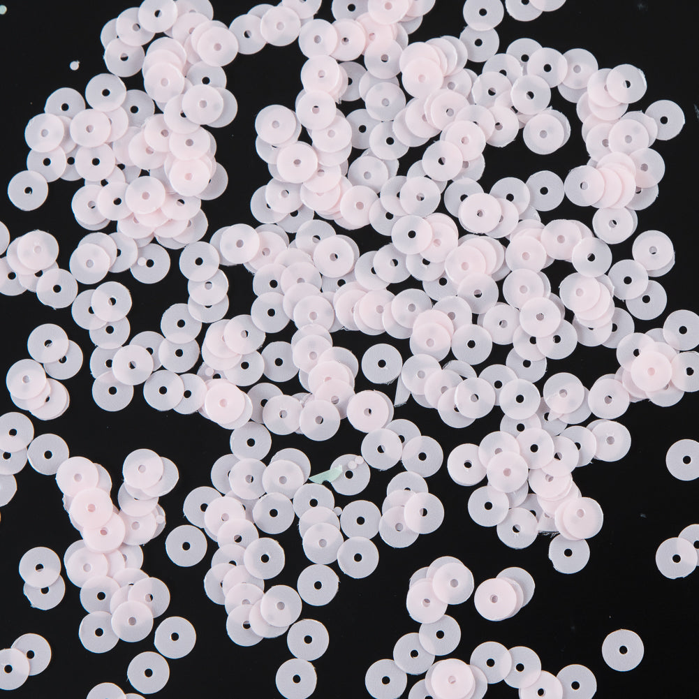 Bag of Baby Pink Dull-Bright Loose Sequins - 6mm - Joann Fabrics