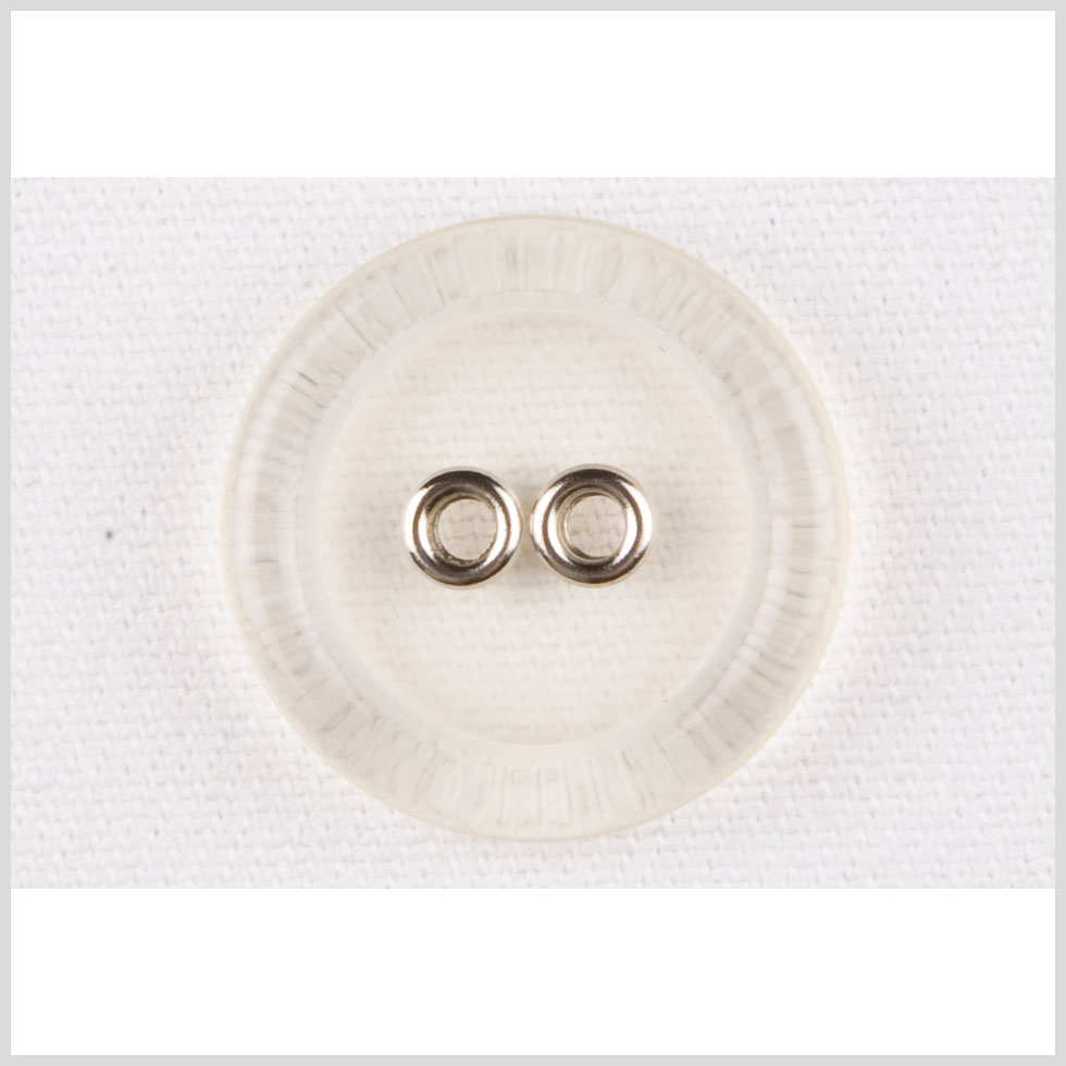 Clear Silver Plastic Button - 40L/25.5mm - Joann Fabrics