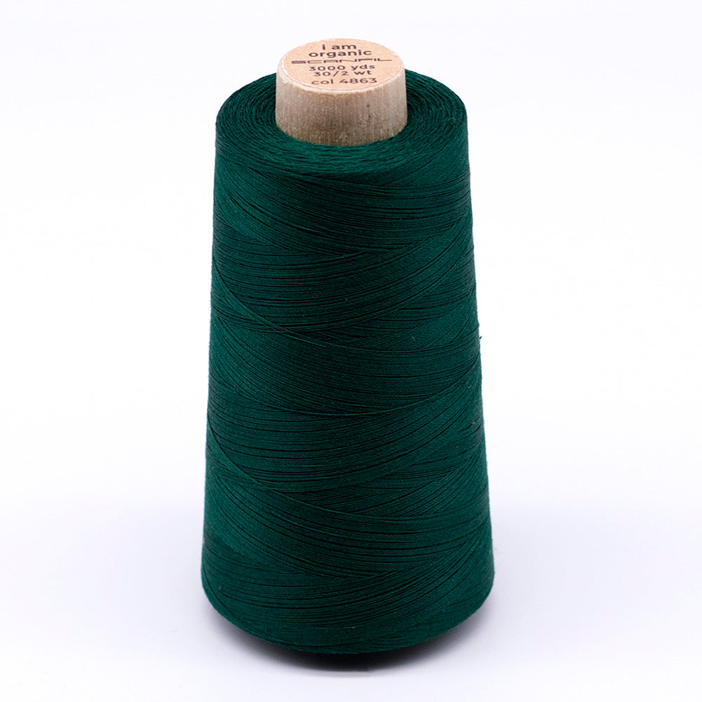 SCANFIL® 30wt Organic Pima Cotton Thread 3000 yd Cone - 4863 Galapagos Green - Joann Fabrics