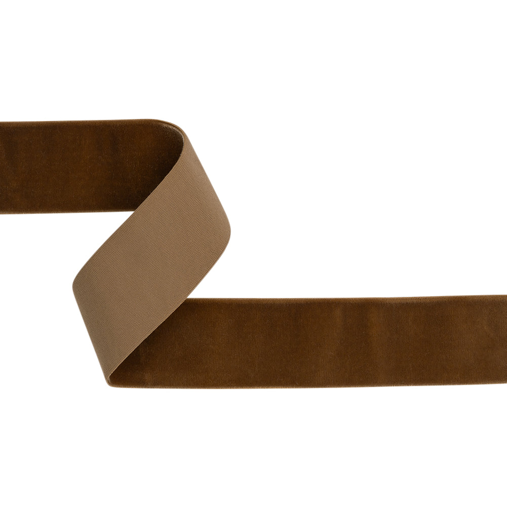 Stretch Velvet Ribbon Trim Made in Italy - 1.5