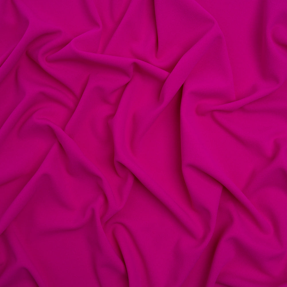 Stretch Polyester Crepe Double Knit - Magenta Pink - Designer Deadstock - Joann Fabrics