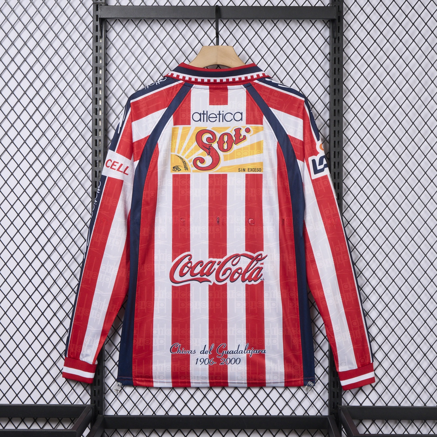 Retro Chivas de Guadalajara 1999-00 Home Long Sleeves Jersey - UnitedFutballJersey