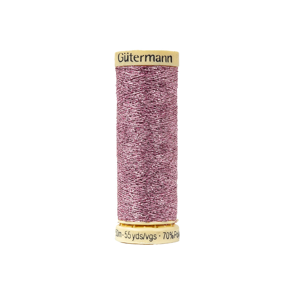Gutermann Metallic Effect Thread 50m - 624 Oleander - Joann Fabrics