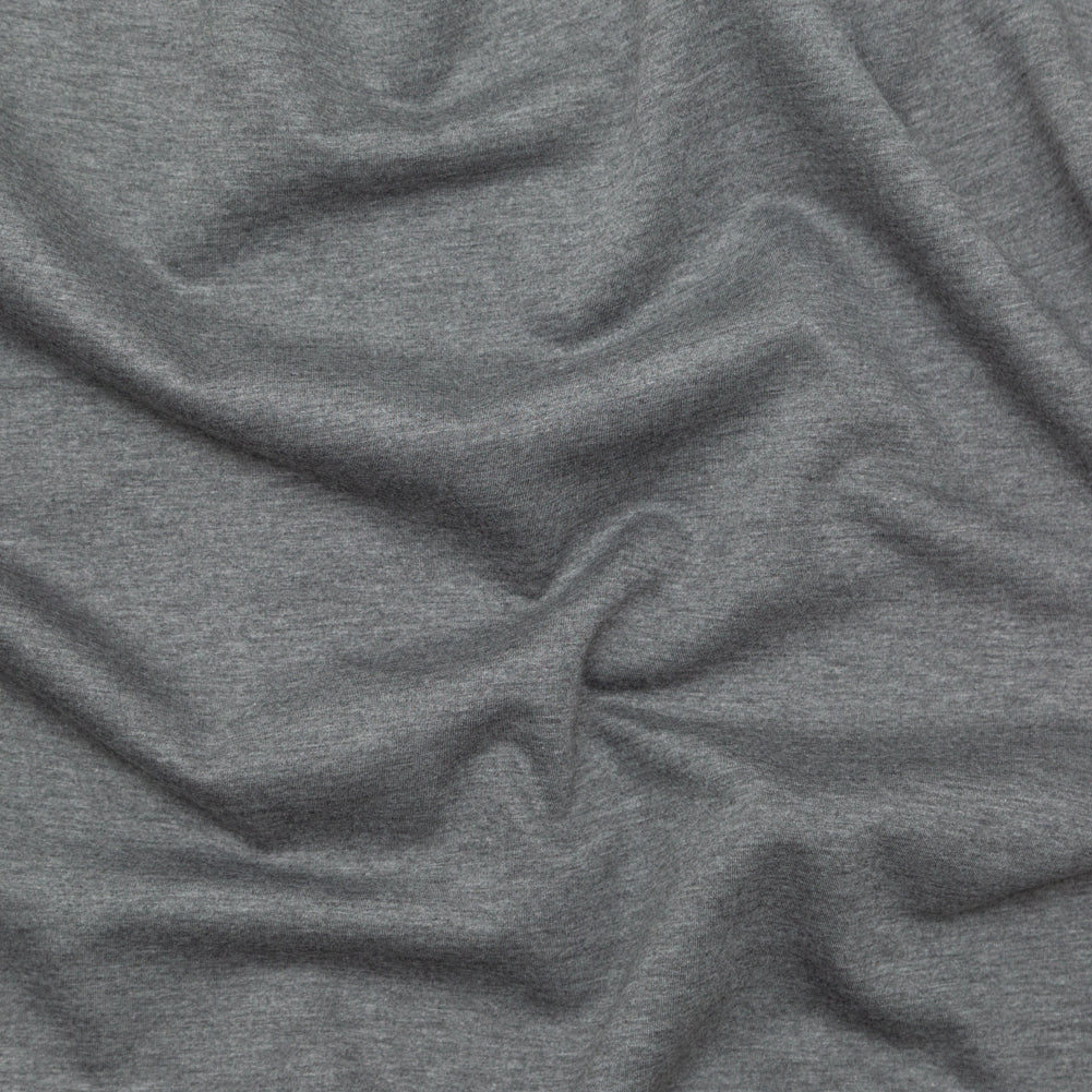 Italian Bonded Navy Pique and Heathered Gray Jersey - Joann Fabrics
