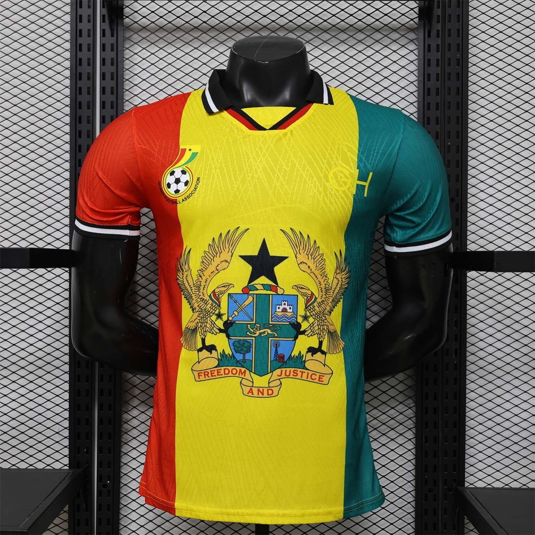 Ghana 2026 Ghana Coat Of Arms Special Jersey - Player Version - UnitedFutballJersey