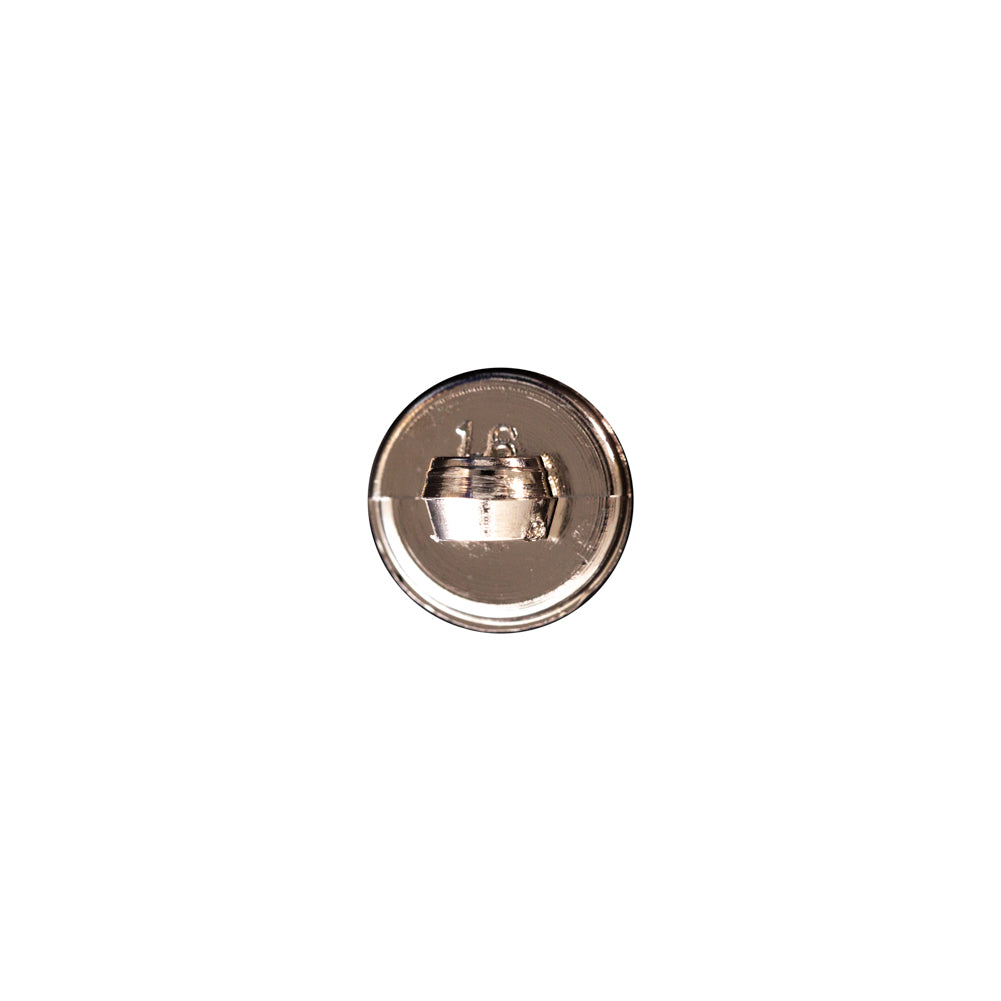 Italian Silver Domed Plastic Shank-Back Button - 16L/10mm - Joann Fabrics