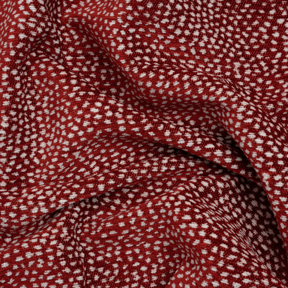 Upholstery Chenille - Cherry Spotted - Remus Collection - Joann Fabrics