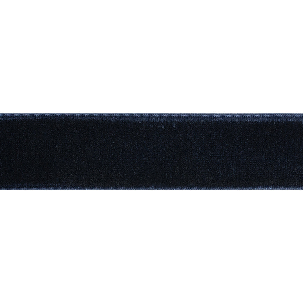 Stretch Velvet Ribbon Trim Made in Italy - 0.875