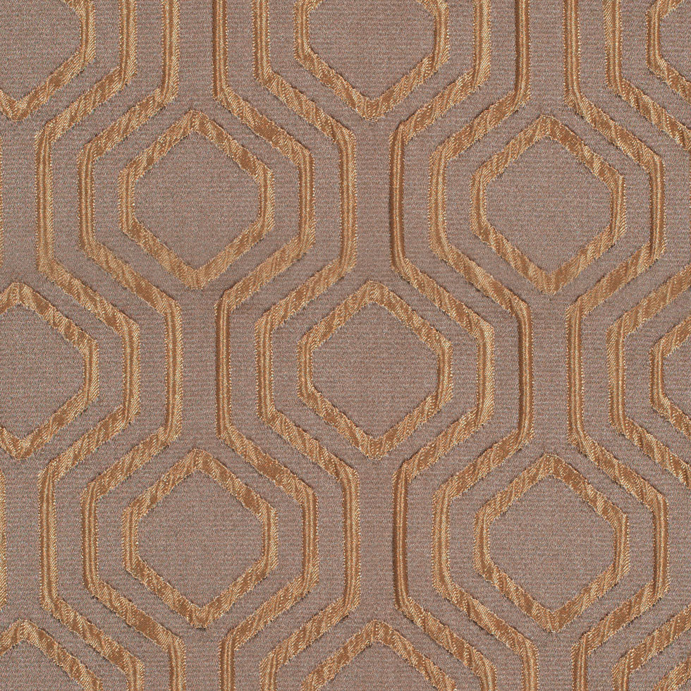 Taupe Geometric Brocade - Joann Fabrics