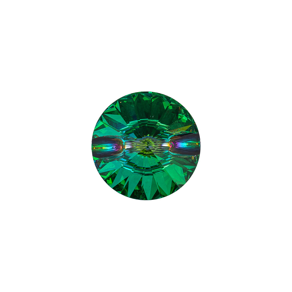 Vintage Swarovski Sphinx and Silver Unfoiled Self Back Button - 22L/14mm - Joann Fabrics