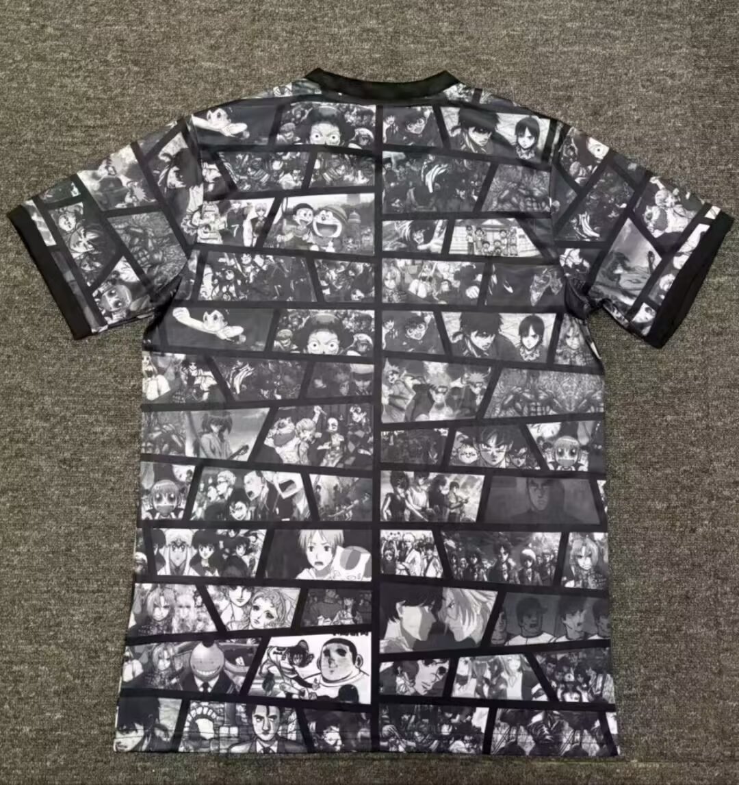 2024/2025 Japan Grey Black Anime Football Jersey 1:1 Thai Quality