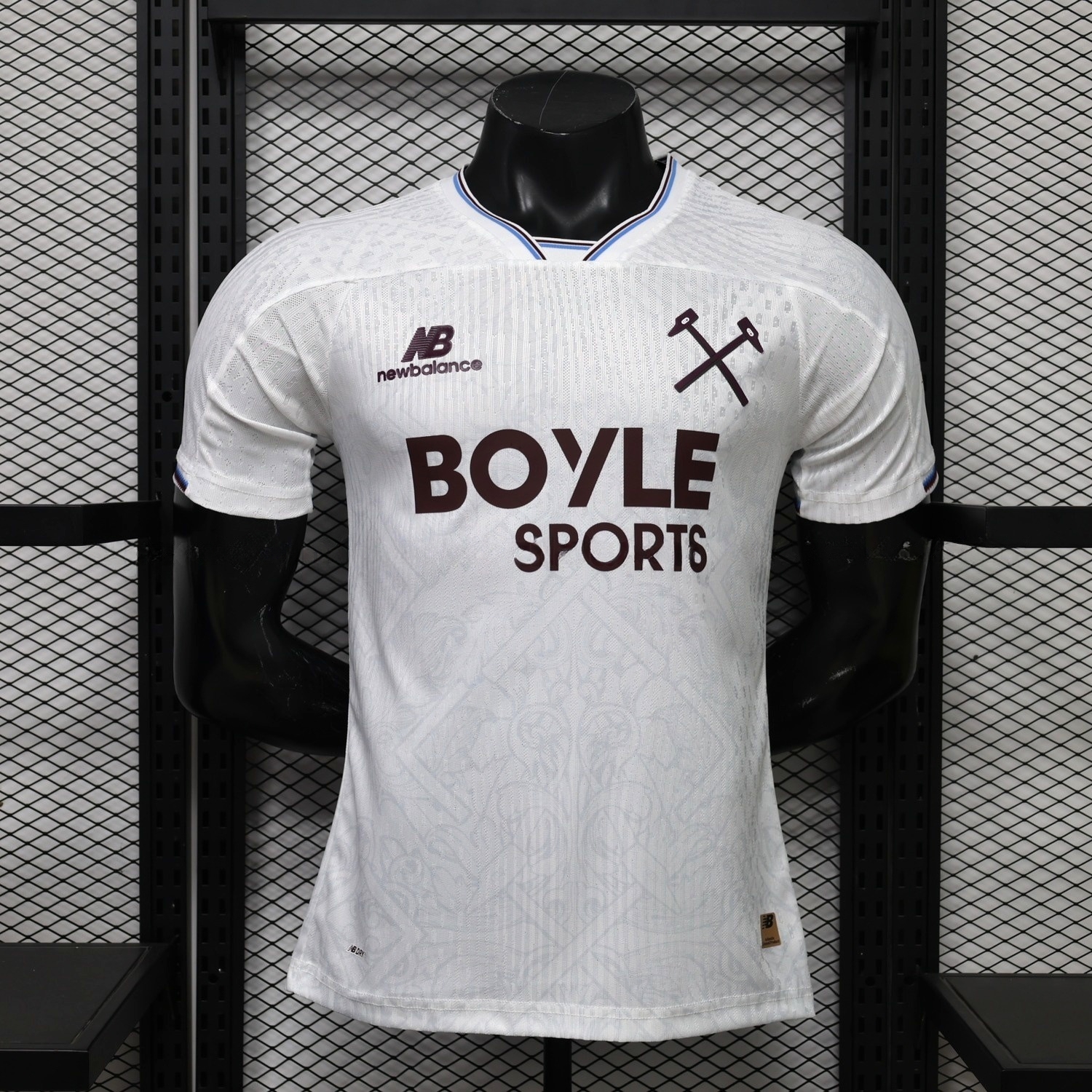 West Ham United 26-27 Away Jersey - Player Version - UnitedFutballJersey
