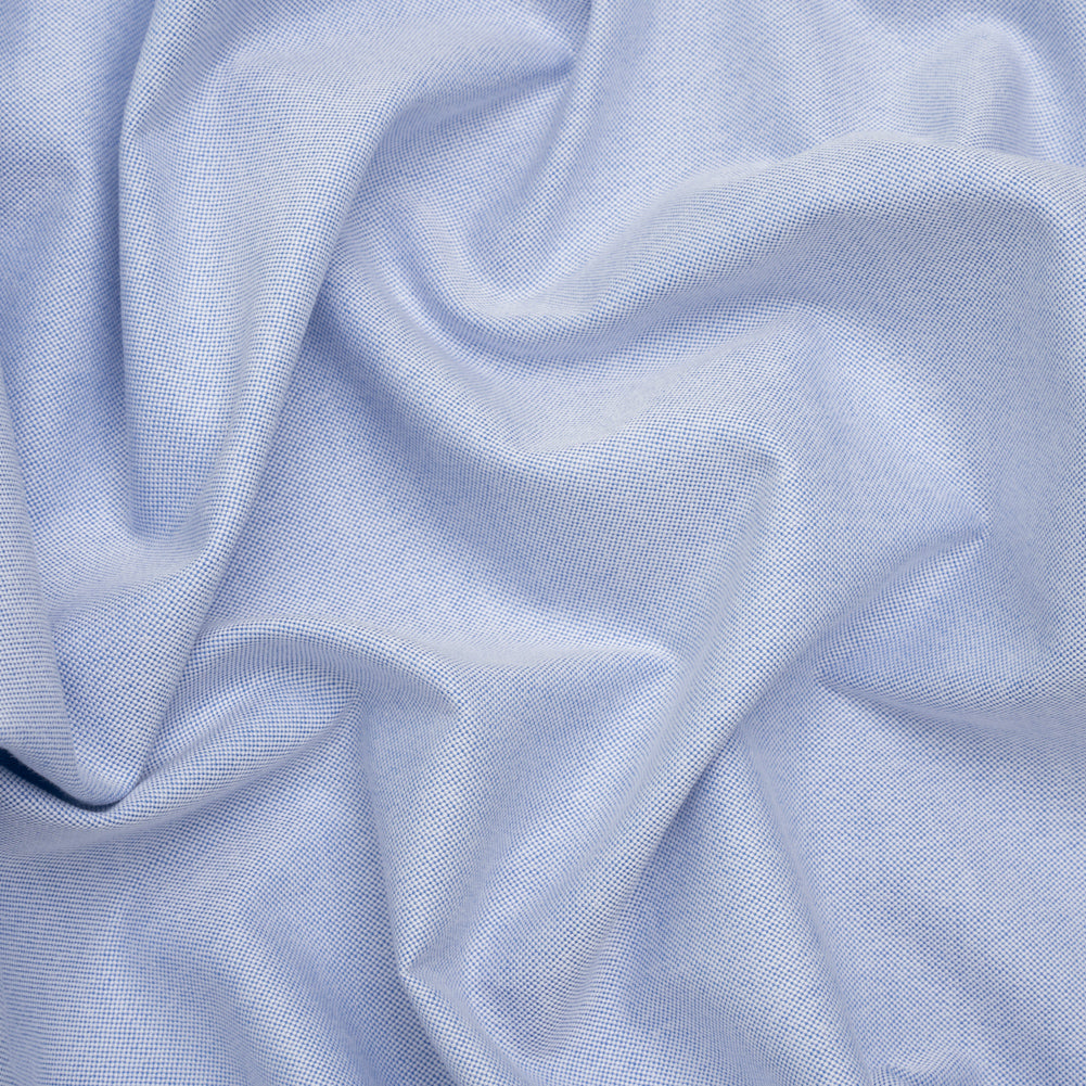 Cotton Oxford Shirting - Bright Blue and White - Deadstock - Joann Fabrics