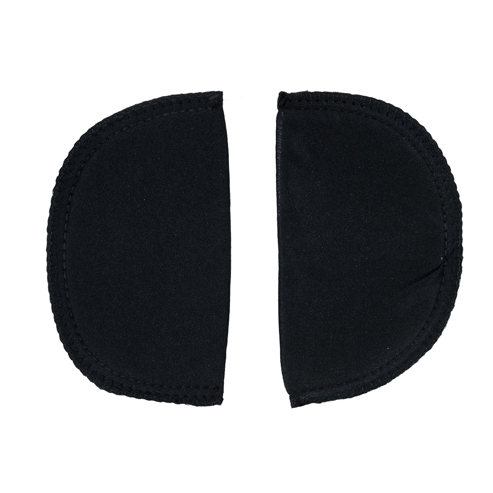 Foam Shoulder Pads Covered with Black Polyester - 5.5
