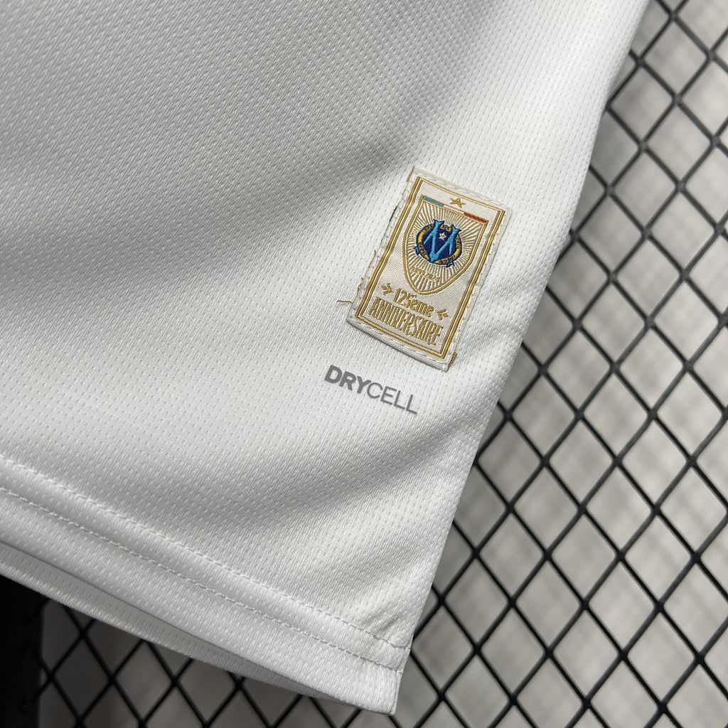 2024/2025 Olympique de Marseille 125th Anniversary White Jersey 1:1 Thai Quality
