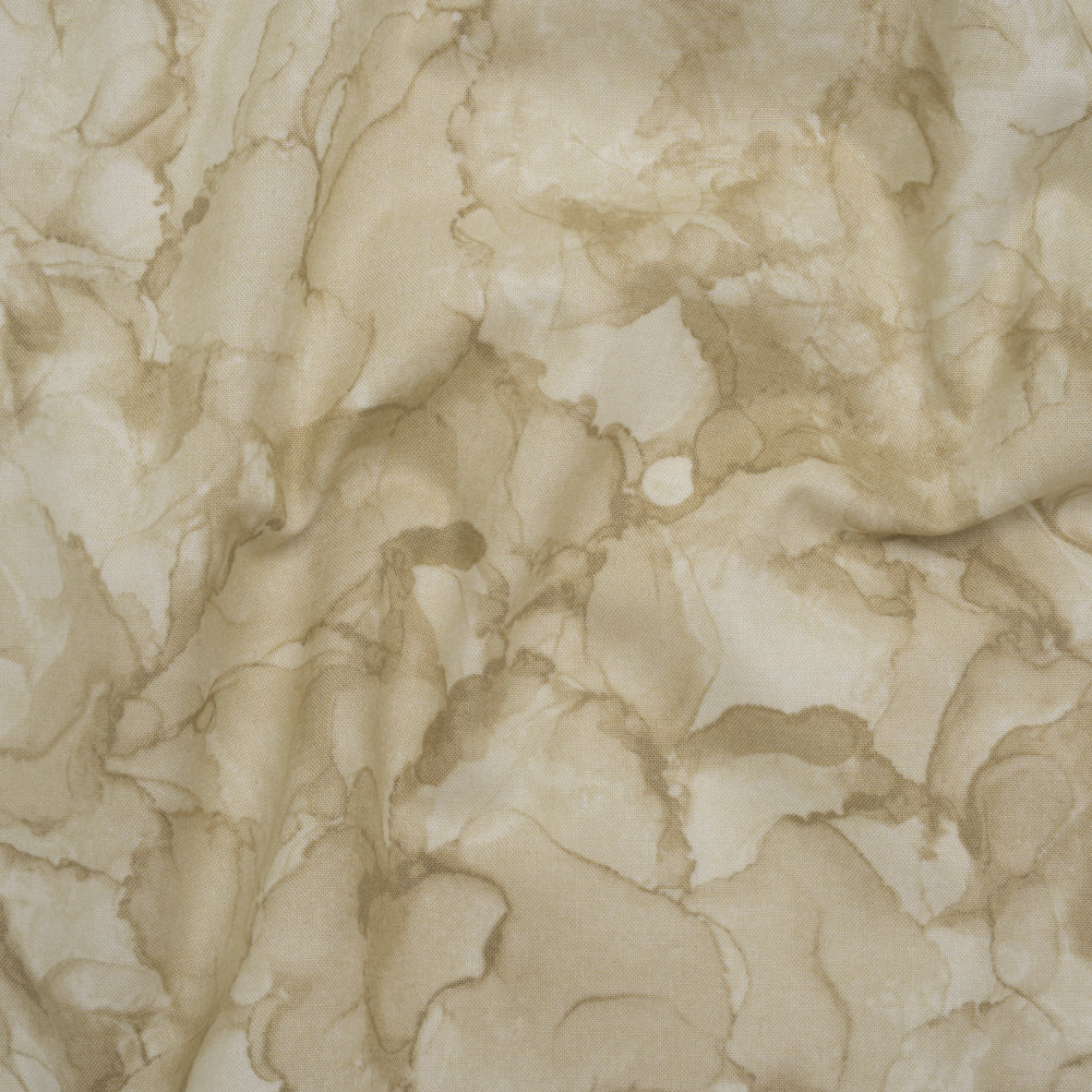 Printed Quilting Cotton by Northcott - Taupe Abstract - Mirage Collection - Joann Fabrics