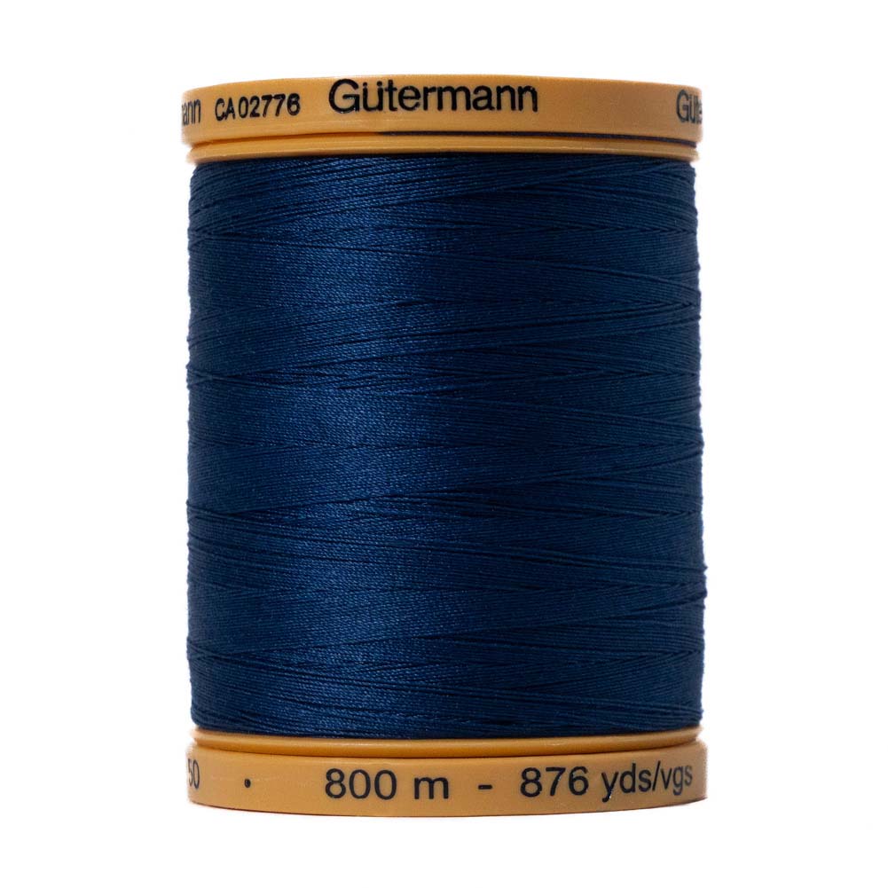 Gutermann Natural Cotton Thread 800m - 5322 Navy - Joann Fabrics