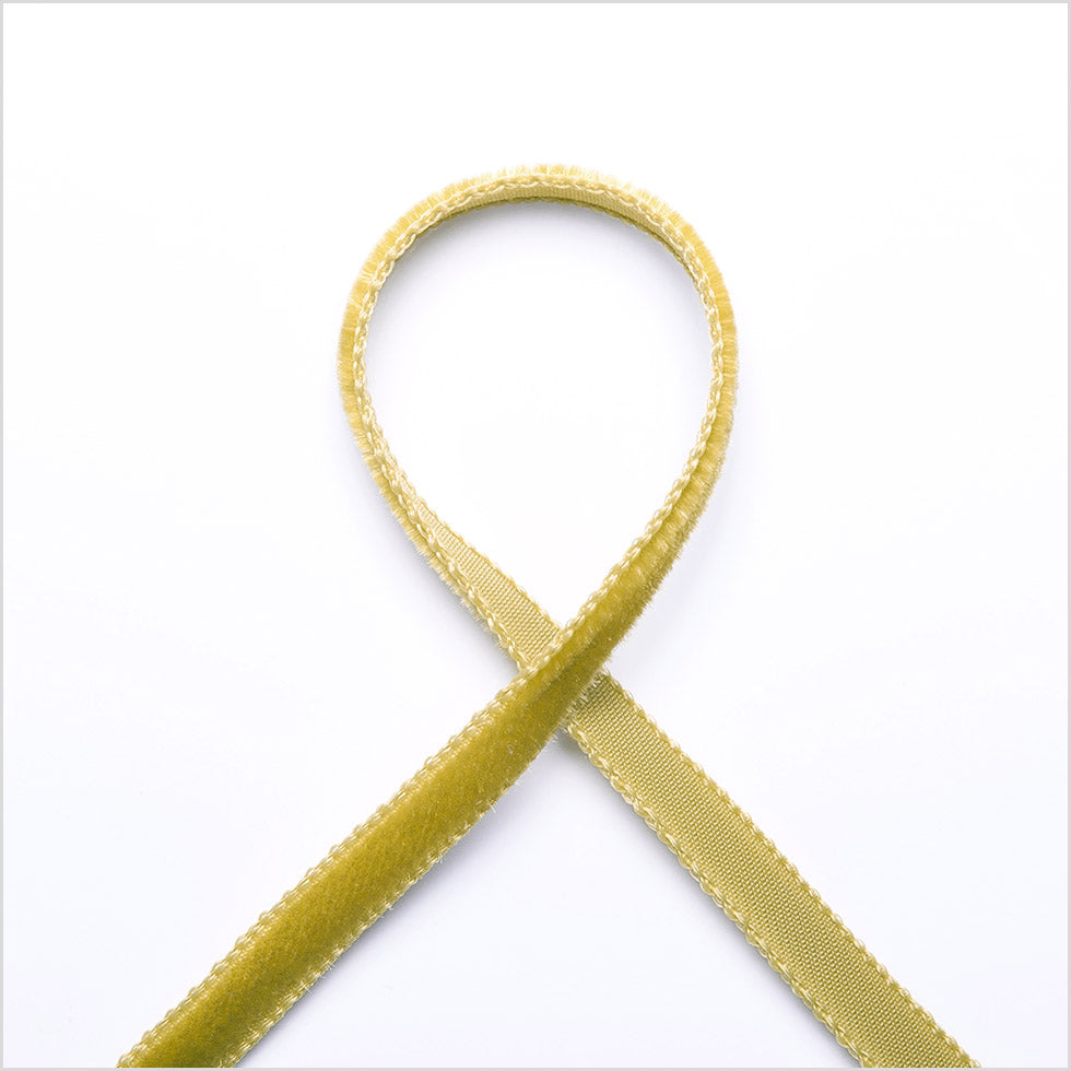 Single Faced Velvet Ribbon Made in Italy - 1/8
