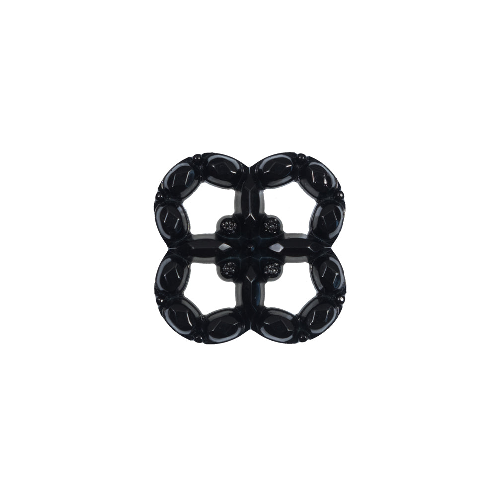 Italian Black Decorative Plastic Button - 36L/23mm - Joann Fabrics
