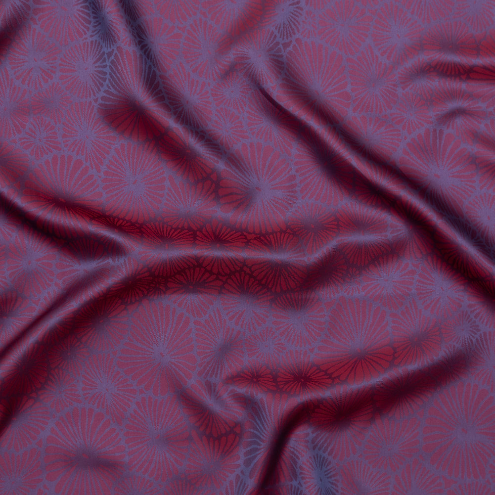 Red and Purple Bi-Color Floral Jacquard Lining - Joann Fabrics