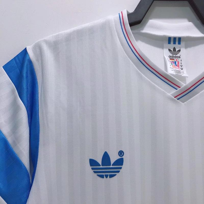 1990 Retro Olympique de Marseille Home Football Jersey 1:1 Thai Quality