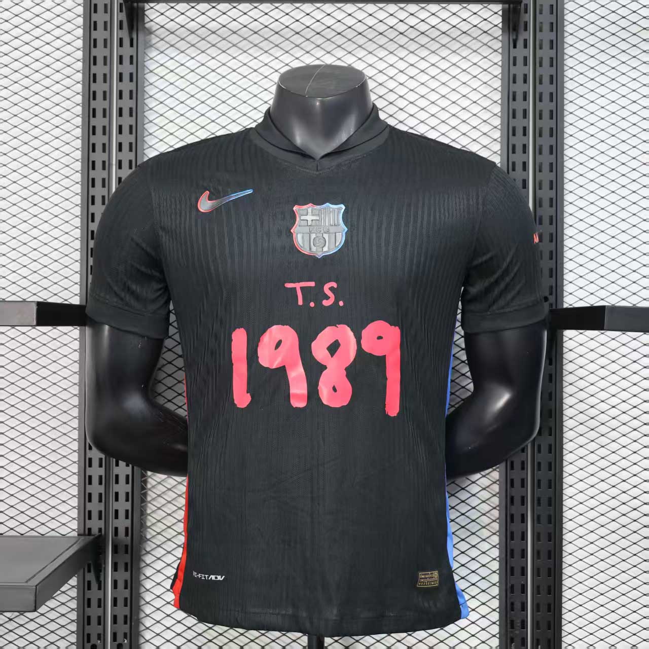2025/2026 Player Version Barcelona Away 1989 Advertise Football Jersey 1:1 Thai Quality