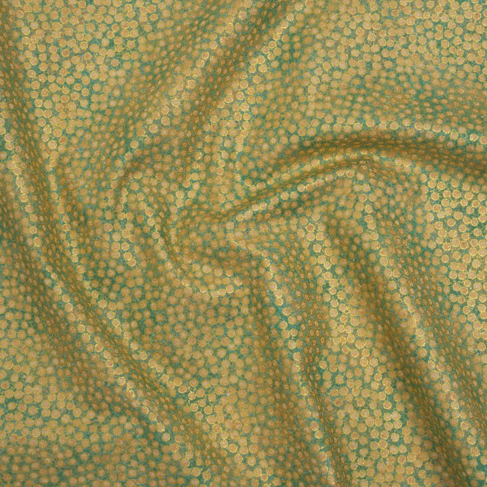 Metallic Printed Quilting Cotton by Northcott - Dawn Tiny Dots - Shimmer Collection - Joann Fabrics