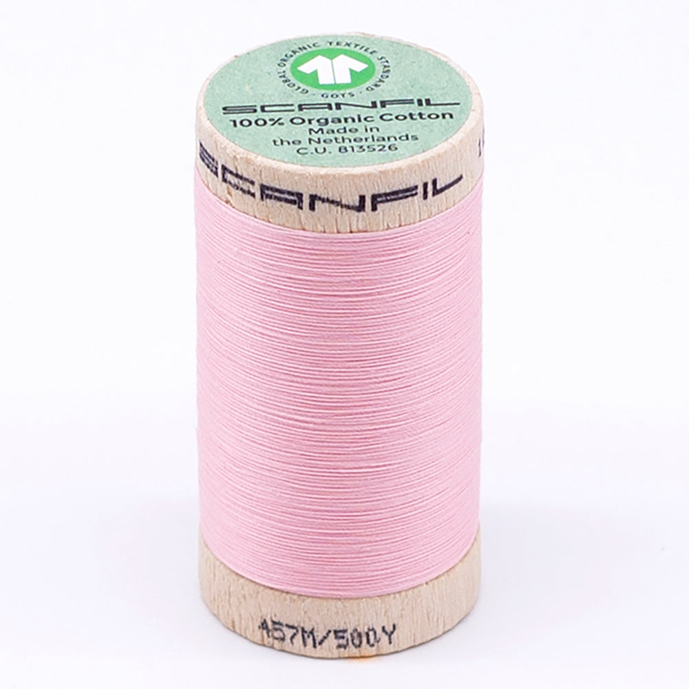SCANFIL® 50wt Organic Pima Cotton Thread 500 yds - 4861 Cristal Rose - Joann Fabrics