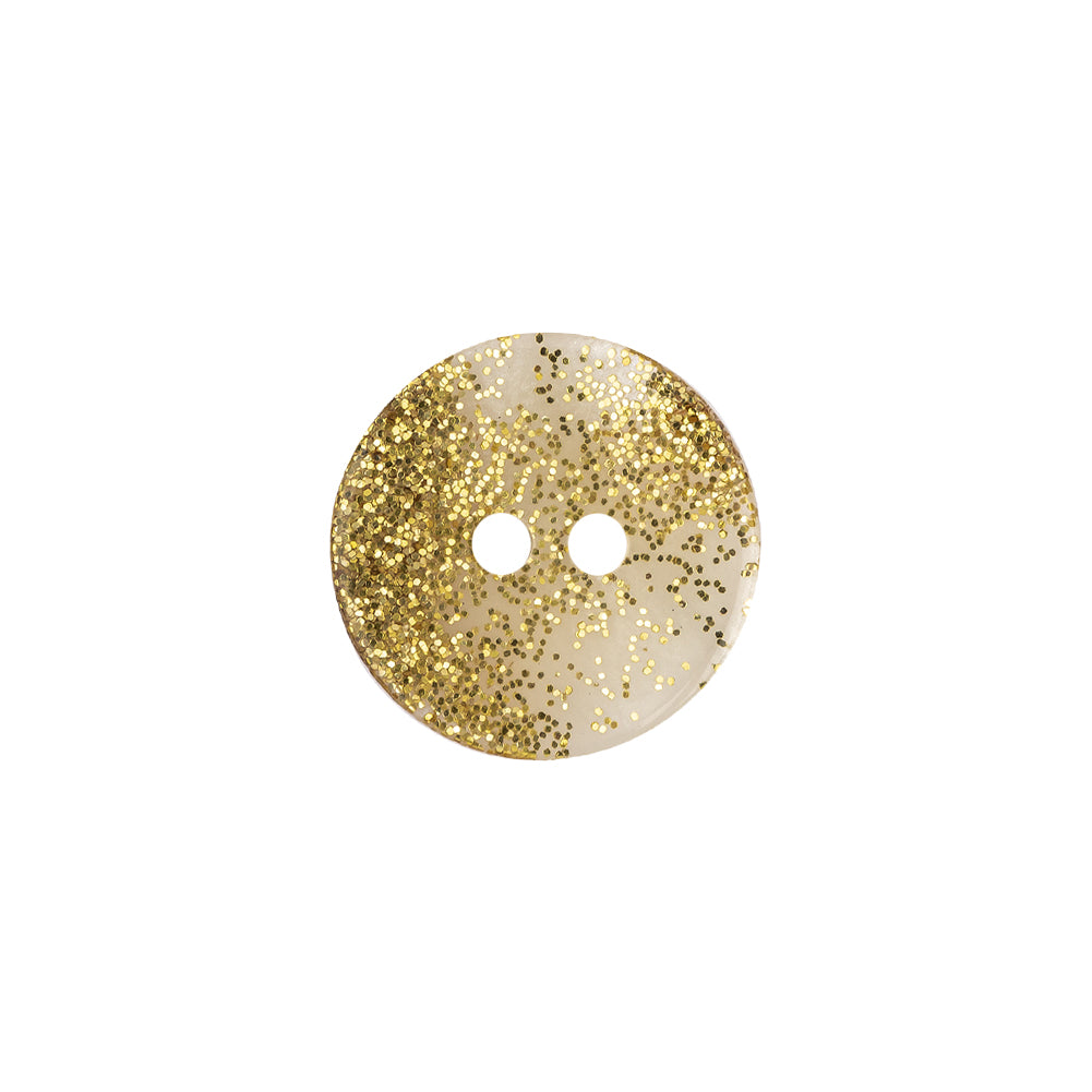 Italian Sundust Glitter 2-Hole Translucent Button - 24L/15mm - Joann Fabrics